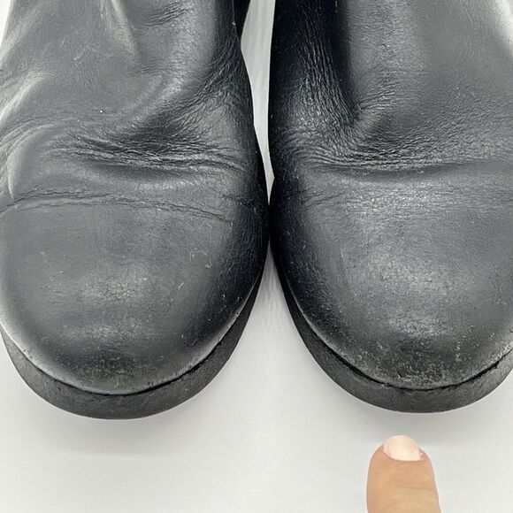 La Barca Traditional Black Leather Ankle Boot Size Mexico 24 USM 5.5; USW 7 - Picture 3 of 11